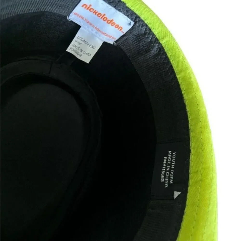 Nickelodeon Boys Black Green Ninja Turtles Bucket Hat One Size